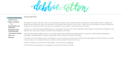 Desktop Screenshot of debbiecotton.com